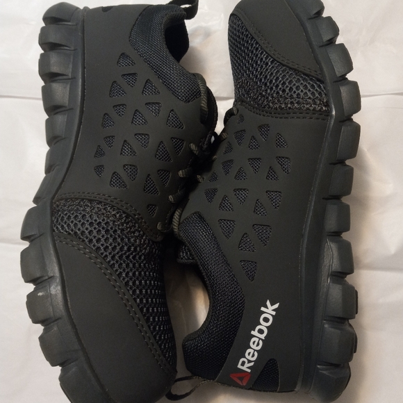 "Step Up Your Game: Reebok Sublite Cushion Steel Toe Work Shoes - Men's 7W!" - Picture 2 of 8
